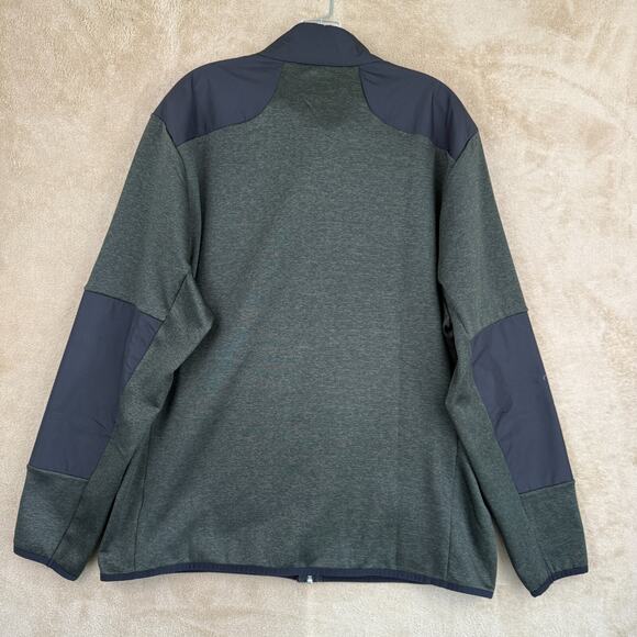 Greg Norman Jacket Mens L Green Black Tasso Elba Hydrotech Golf Outdoor Gorpcore - Picture 2 of 14